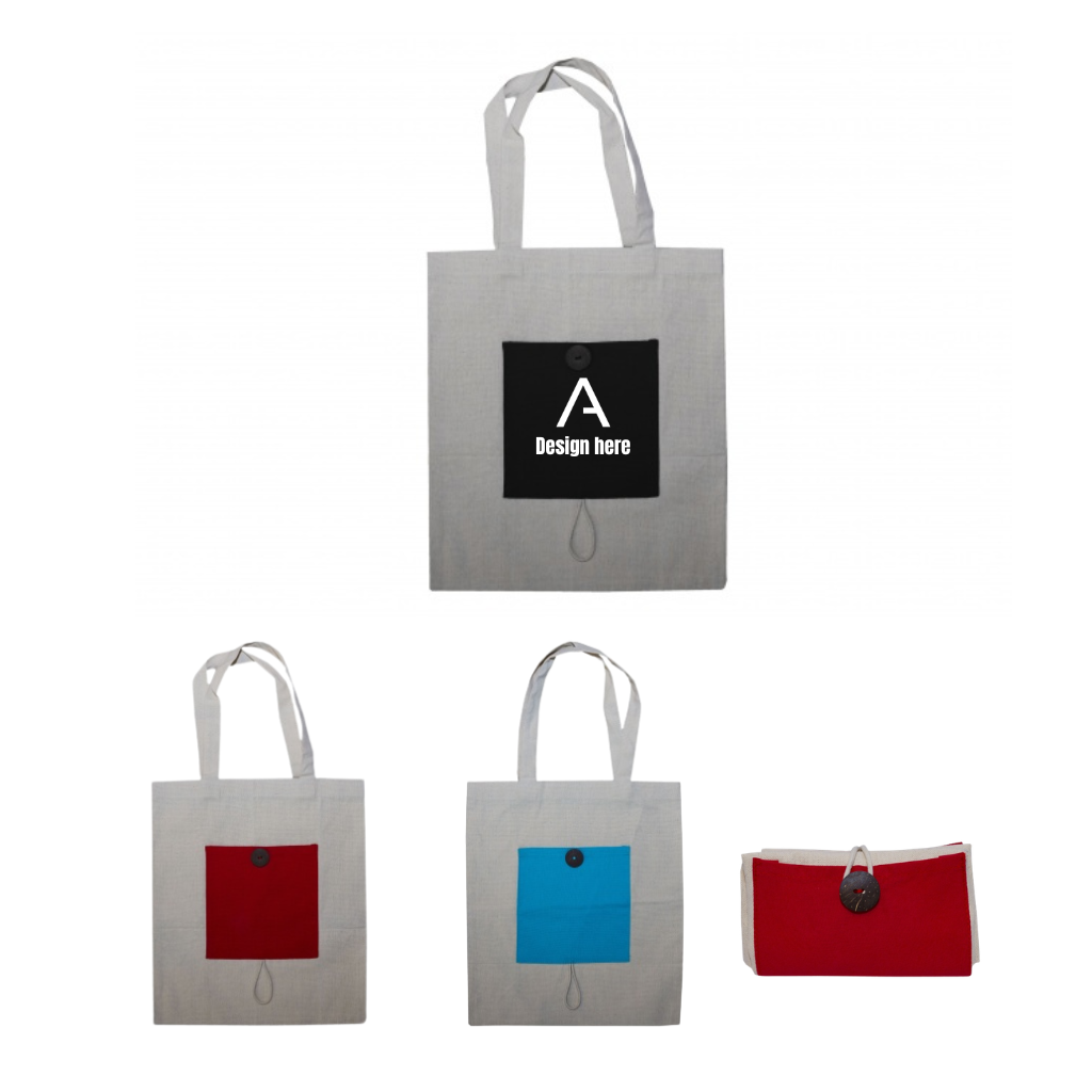 CB16 Canvas Bag Natural Cotton Foldable Bag