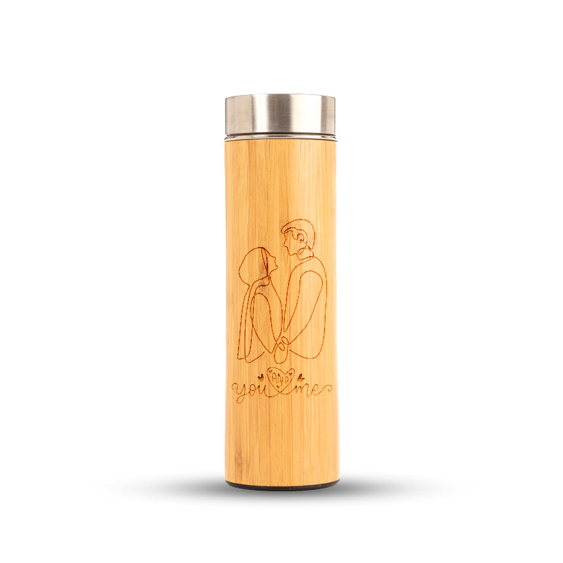 Wooden Tumbler with personalised design and Name