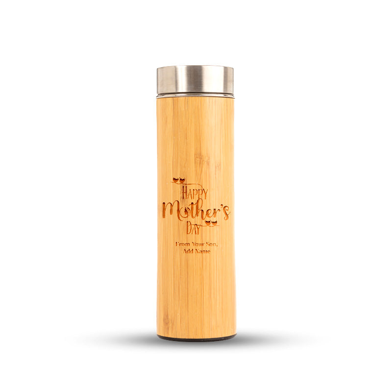 Wooden Tumbler with personalised design and Name