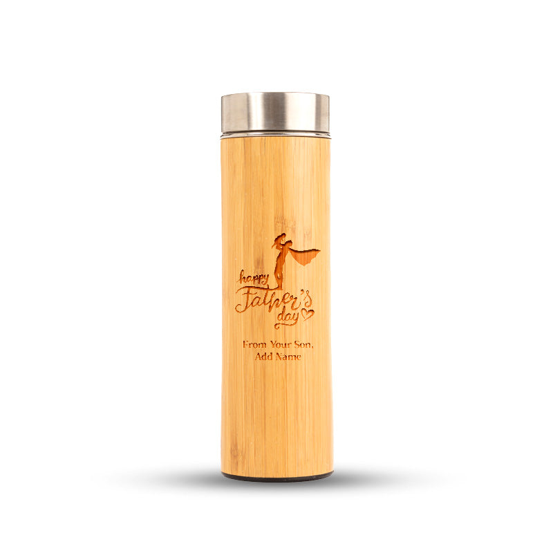 Wooden Tumbler with personalised design and Name