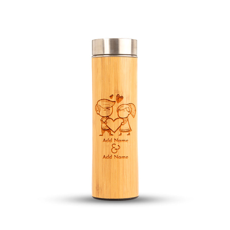Wooden Tumbler with personalised design and Name