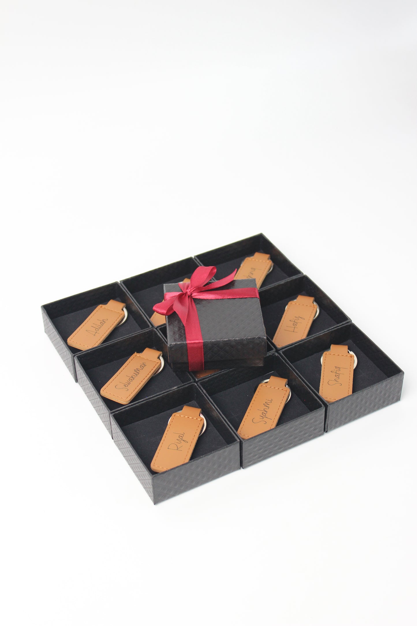 Corporate Gift Set Glass with Keychain MOQ 10set