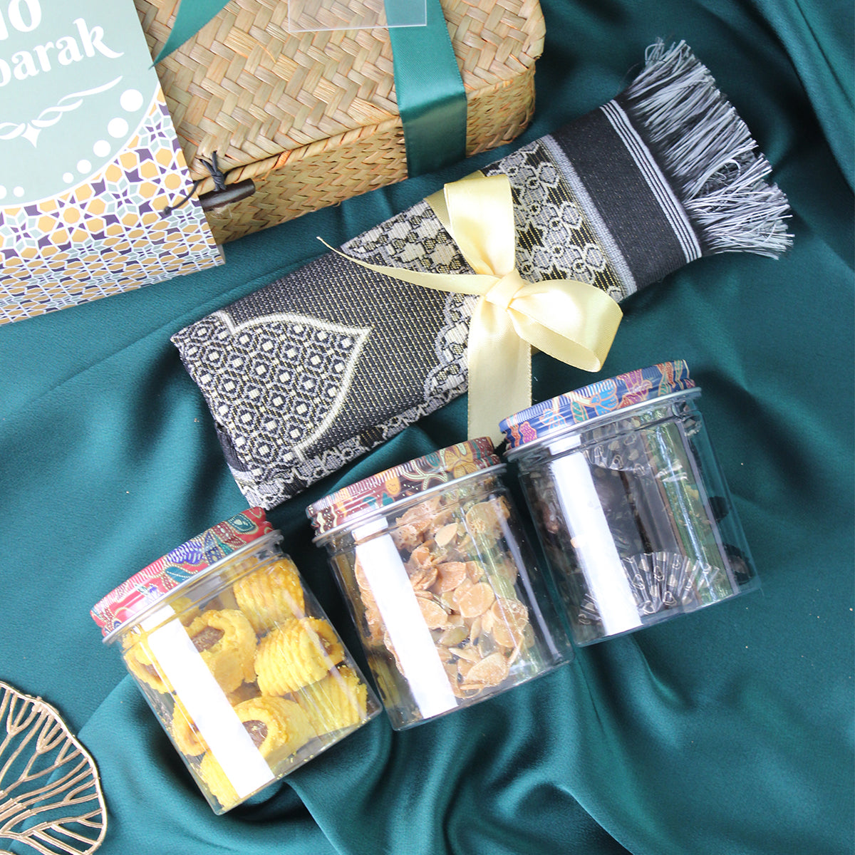 An-Nur Gift Set β Rattan Box Raya Corporate Gift (Custom Label)