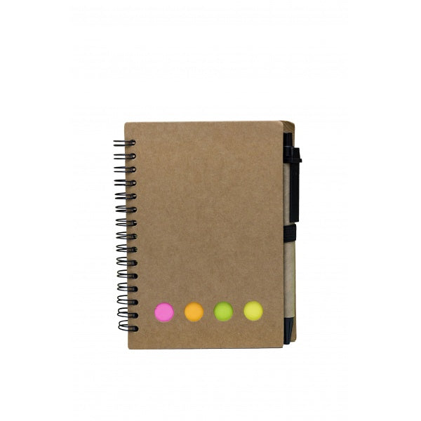 EC06 Eco Notepad with Pen - Custom Logo Printing
