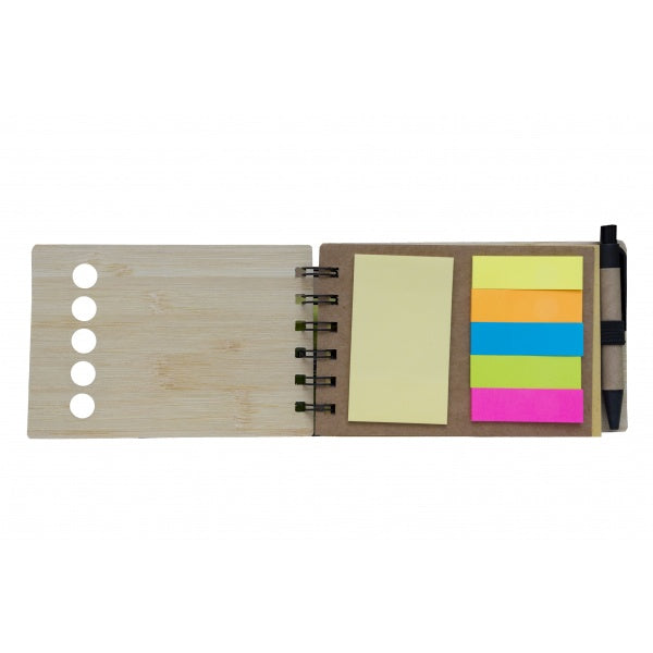 EC08 Eco Notepad with Pen - Custom Logo Printing