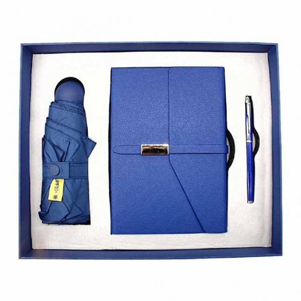 GB16 Gift Box Set Umbrella , Notebook & Metal Pen