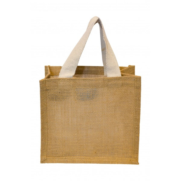 JB24 Jute Bag Custom Printing with transparent window