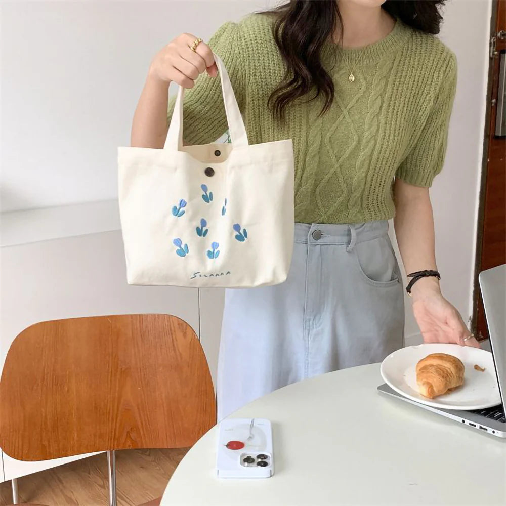 Mini Handy Canvas Tote Bag