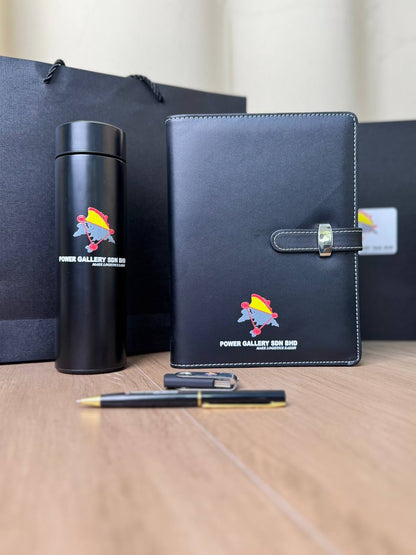 Custom Corporate Gift Set Organizer, Tumbler,  Tumbdrive with Hard Box