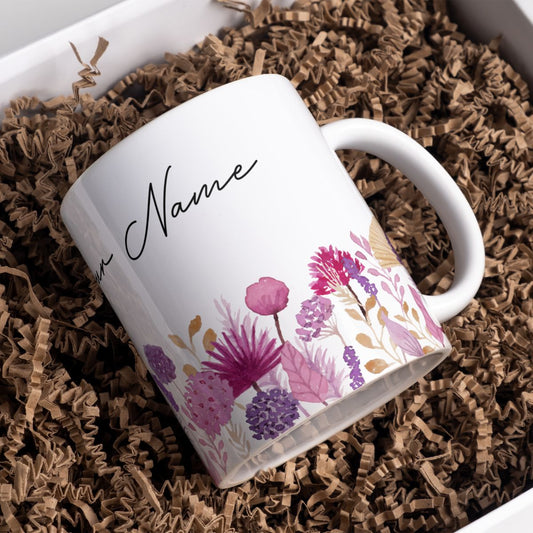 Mug Ceramic Flower