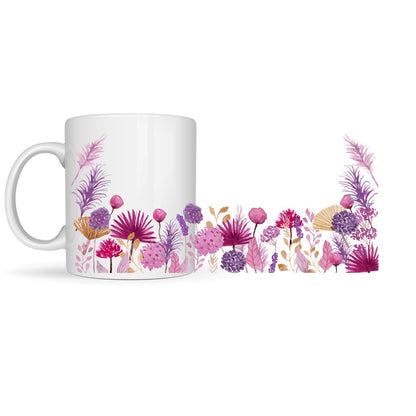 Mug Ceramic Flower