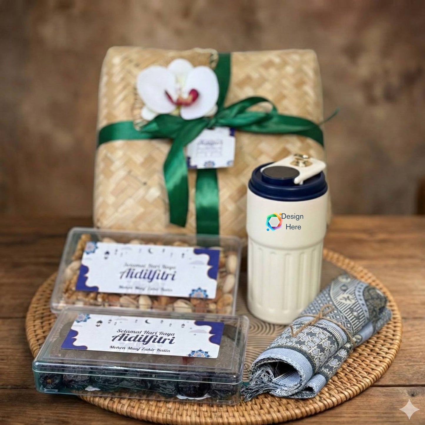 Executive Gift Set – Premium Corporate Ramadhan & Raya Gift (Custom Logo)