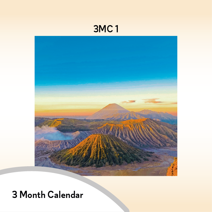 3 Month Calendar 2027
