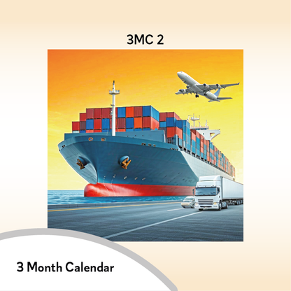 3 Month Calendar 2027