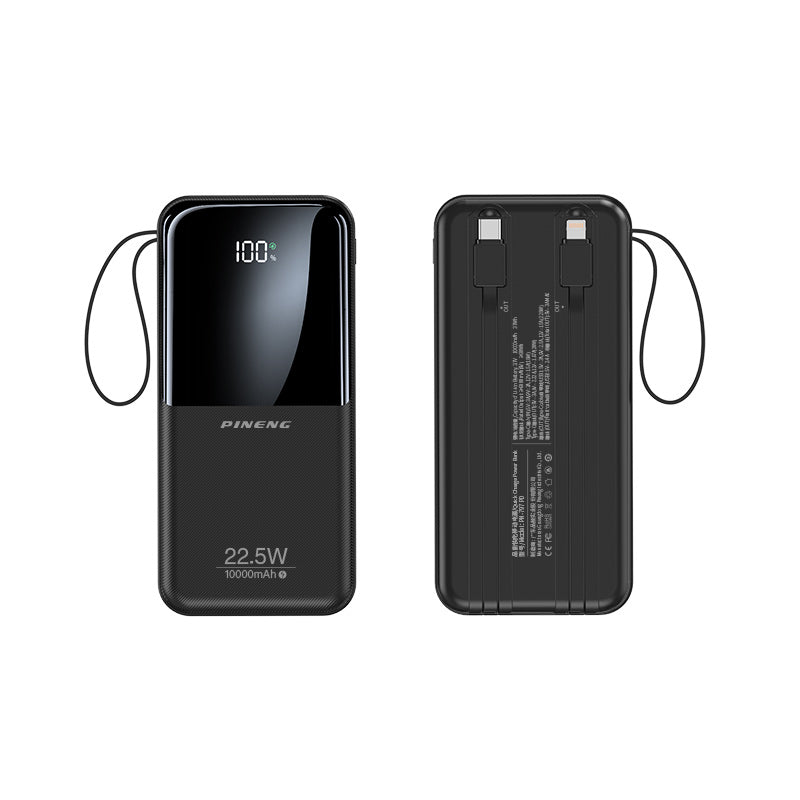 PINENG 22.5W Fast Charge Power Bank – 10000mAh (PN-797PD)