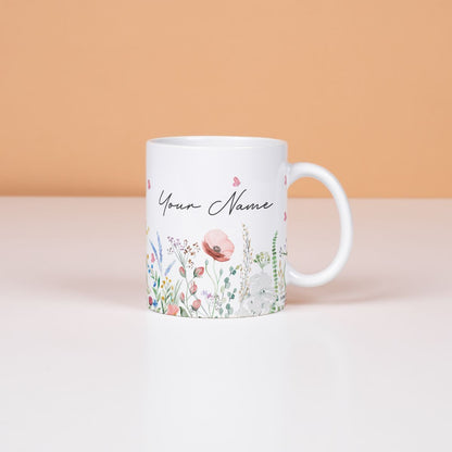 Mug Ceramic Wild Flower