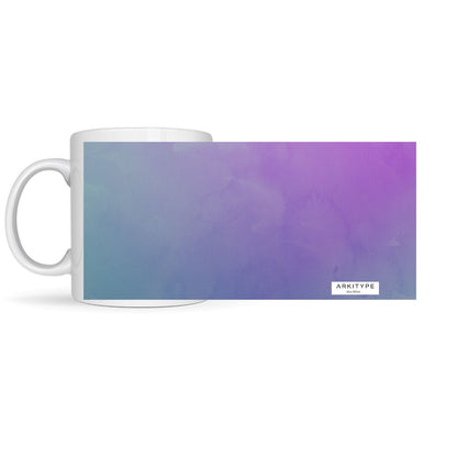 Mug Ceramic Purple Abstract