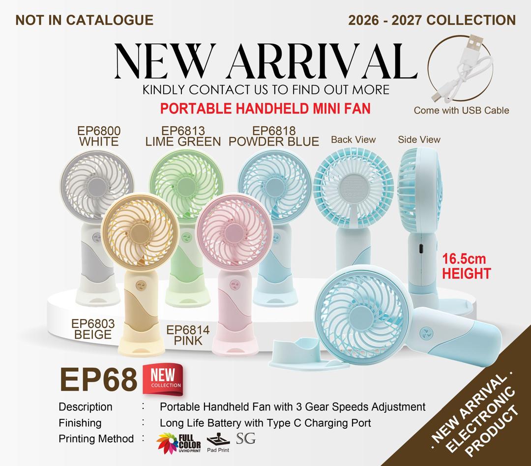 EP68 Handy Mini Portable Fan