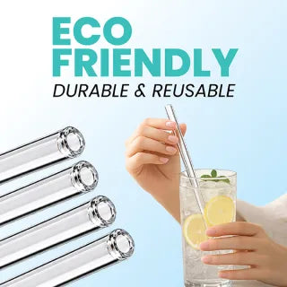 8mm Borosilicate Glass Straw