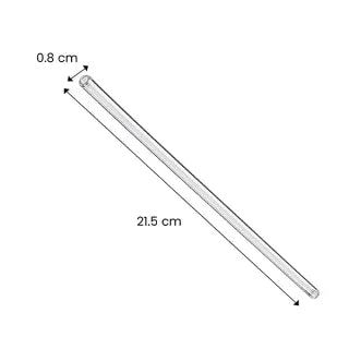 8mm Borosilicate Glass Straw