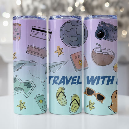 Tumbler Stainless steel - Travel with me A2