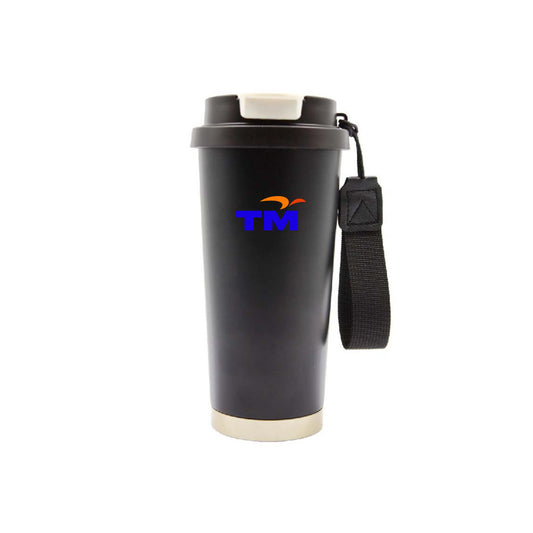 AM70 550ml Stainless Steel Auto Mug (Double Wall) – Straw Inside | Custom Logo Printing