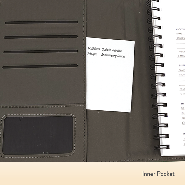 Agenda Planner Thermo PU Vento