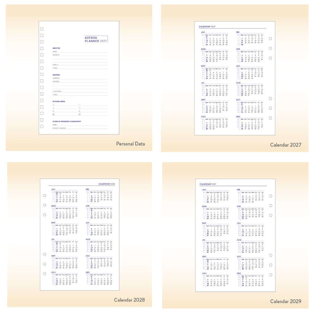 Agenda Planner Thermo PU Vento