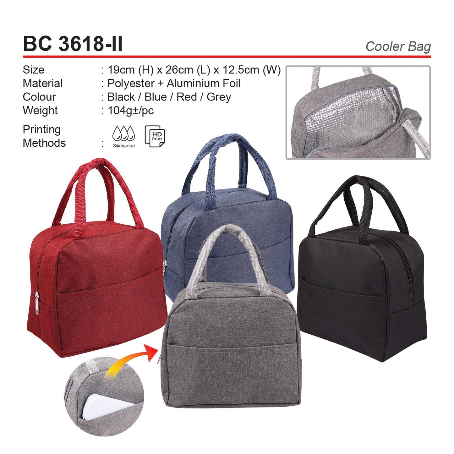 BC 3618-II Cooler Bag

