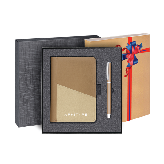 BOX 1237 Corporate Gift Set | PU Organizer | Metal pen