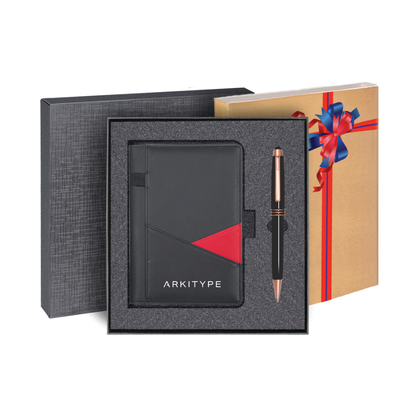 BOX 1239 Corporate Gift Set | PU Organizer | Metal pen