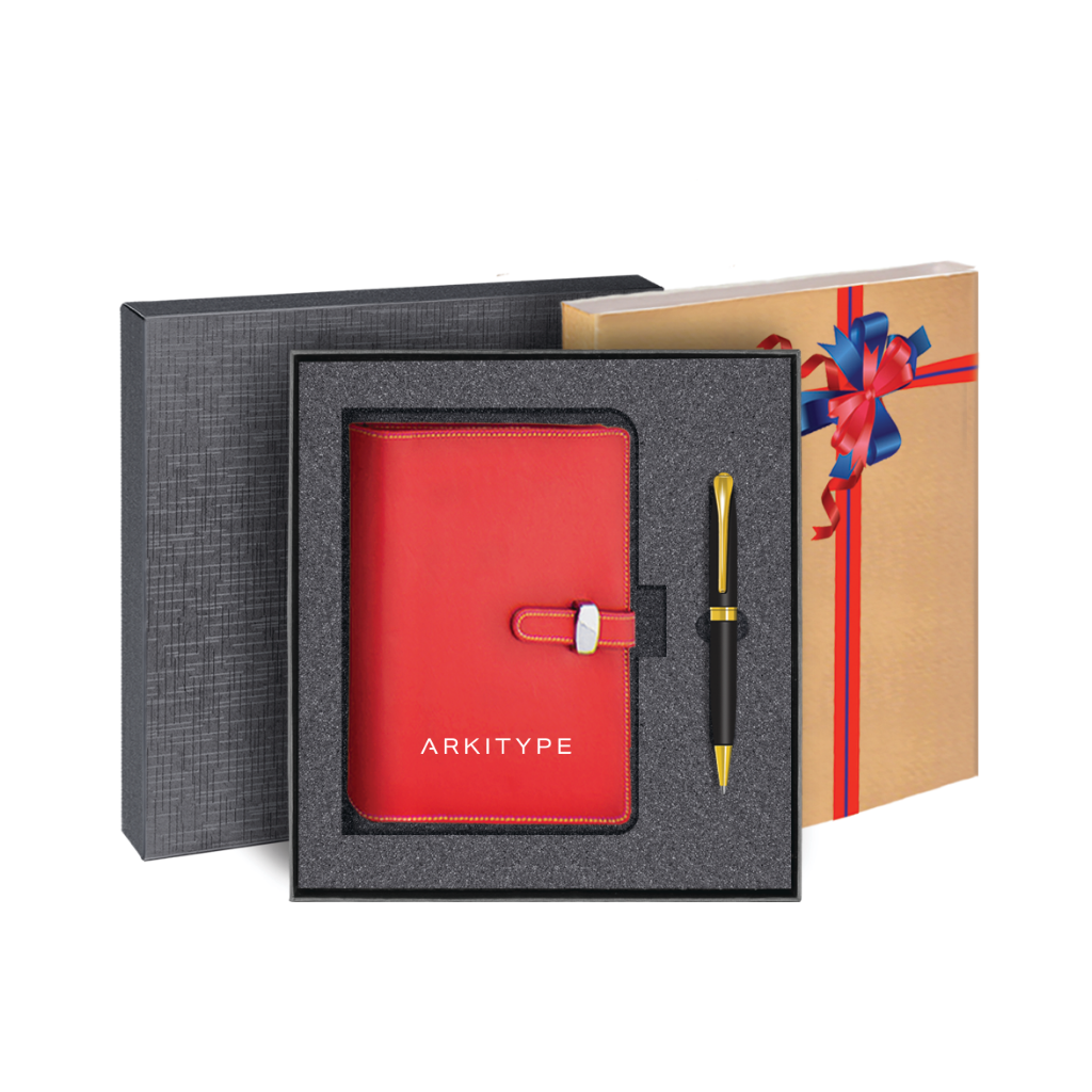 BOX 1240 Corporate Gift Set | PU Organizer | Metal pen