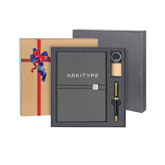 BOX 1421 Corporate Gift Set | PU Organizer | Metal pen | Key Chain