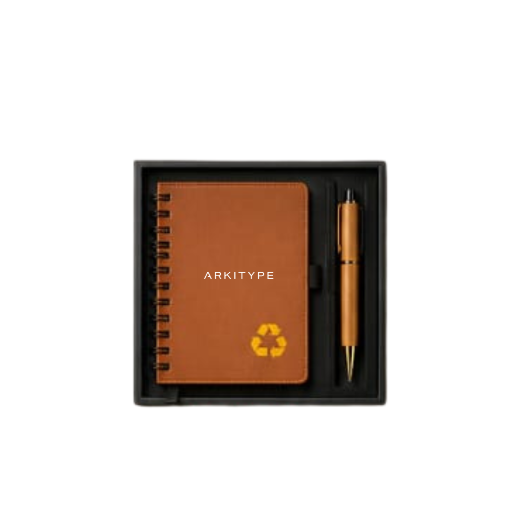 GI20614 Corporate Gift Set | Eco Notebook | Pen