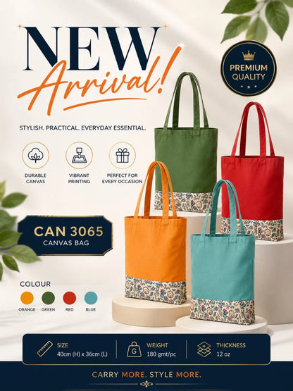 CAN3065 Canvas Bag 12oz  36 x 40 cm