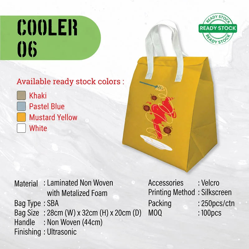 Cooler 06 Laminated Non Woven Cooler Bag 8 x 32 x 20 cm