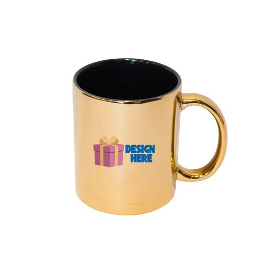 CR13 Electroplating Ceramic Mug without coating  | UV printing