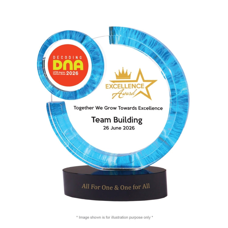 CY-1268 Crystal trophy \ Medal 
