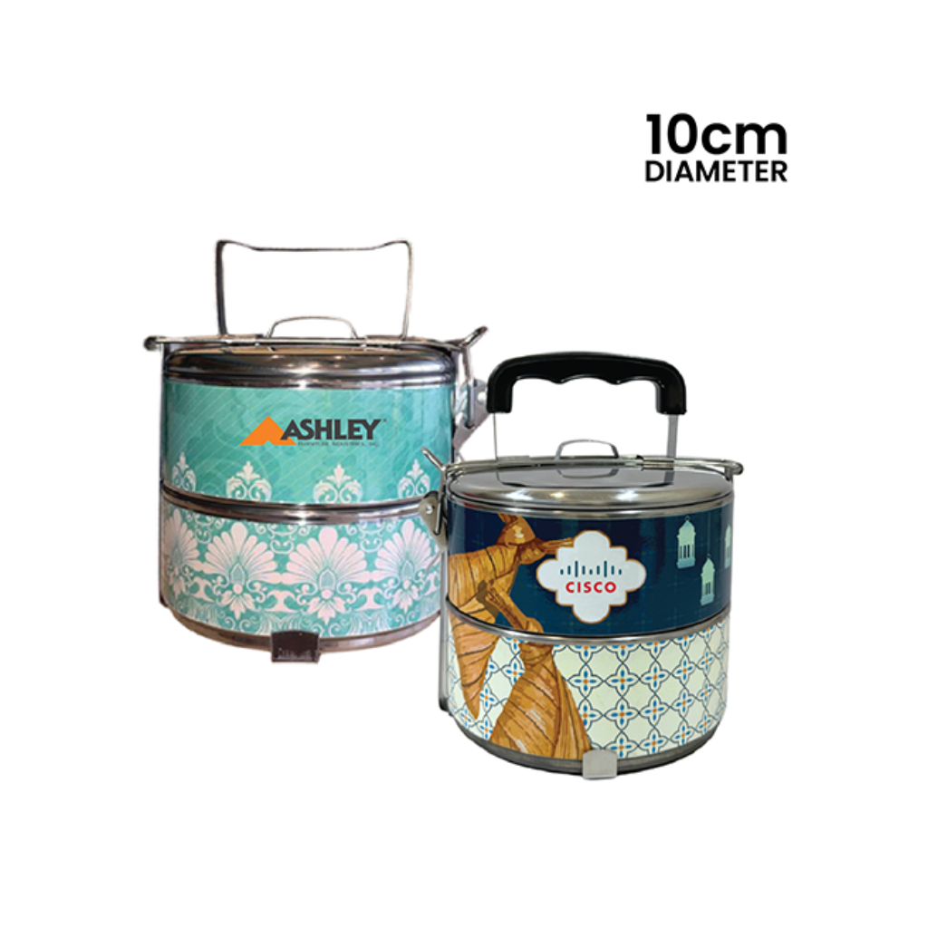 Classic 2 Tier Stainless Steel Tiffin Box - 10cm