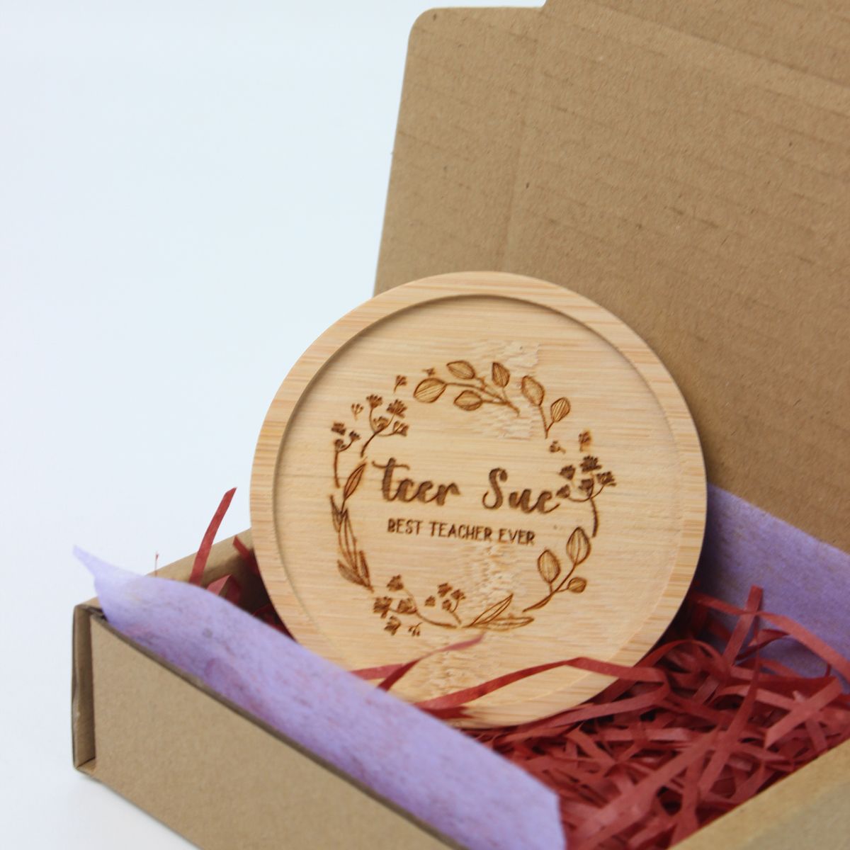 Personalised Wooden Coaster