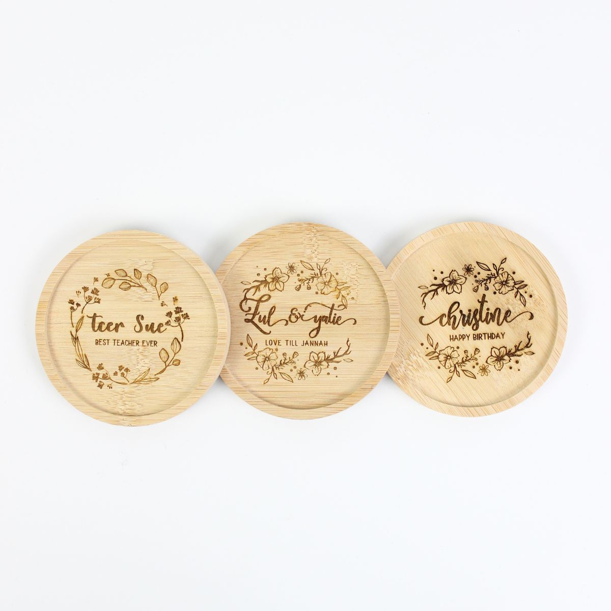 Personalised Wooden Coaster