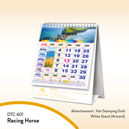DTC 601  Table Calendar 2027 Custom Logo Malaysia