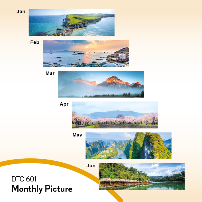 DTC 601  Table Calendar 2027 Custom Logo Malaysia
