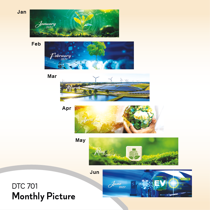 DTC 701 Table Calendar 2027 Custom Logo Malaysia
