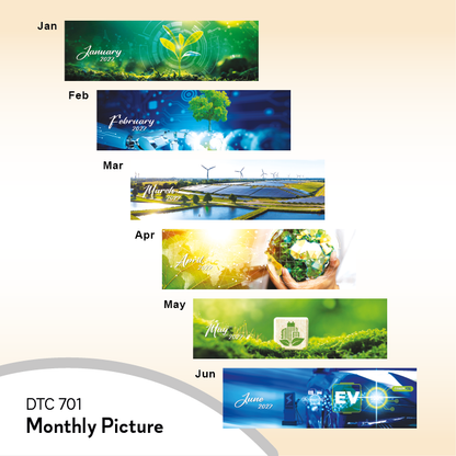 DTC 701 Table Calendar 2027 Custom Logo Malaysia