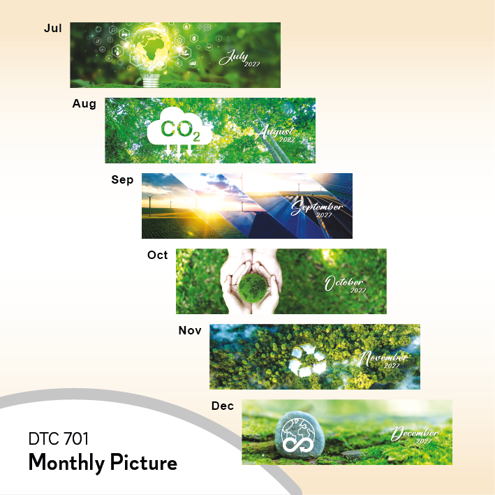 DTC 701 Table Calendar 2027 Custom Logo Malaysia