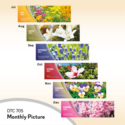 DTC 705 Table Calendar 2027 Custom Logo Malaysia