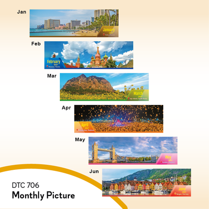 DTC 706 Table Calendar 2027 Custom Logo Malaysia