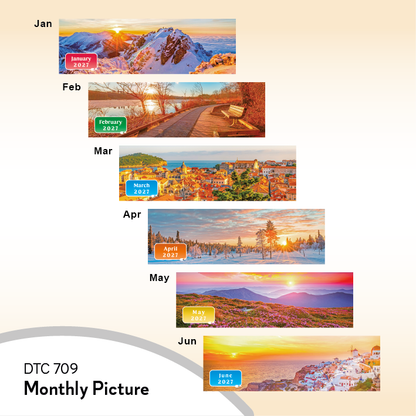 DTC 709 Table Calendar 2027 Custom Logo Malaysia