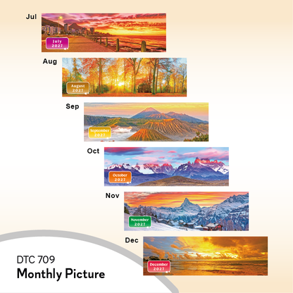 DTC 709 Table Calendar 2027 Custom Logo Malaysia